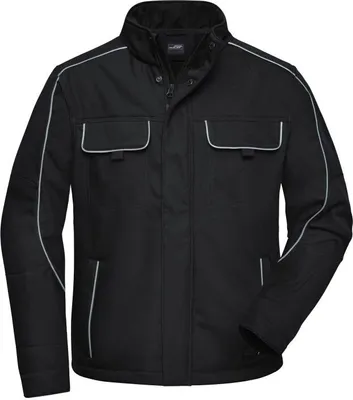 Produktbild von Workwear Softshell Jacket - SOLID - black, Gr. L