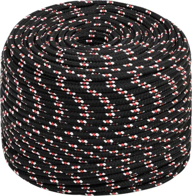 Produktbild von vidaXL Bootsseil Schwarz 6 mm 250 m Polypropylen
