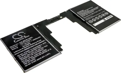 Produktbild von TECHTEK Akku Kompatibel mit [Microsoft] Surface Book 3 13.5 Keyboard Ersetzt G3HTA065H