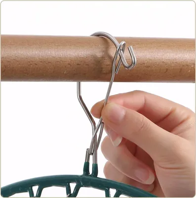 Produktbild von Vierkante Sokkendroger - Edelstahl - Set von 2