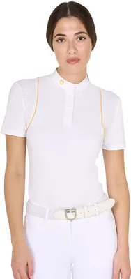 Produktbild von Equestro Buttons Kurzarm-poloshirt Weiß XS Weiß XS