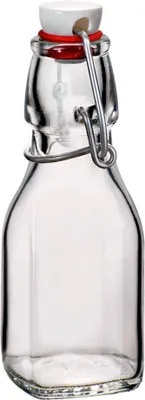 Image de BORMIOLI ROCCO Swing Flasche mit Bügelverschluss, 4-Kant, Inhalt: 0,125 Liter