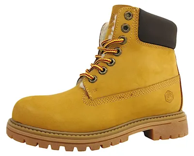 Immagine prodotto di Stivali da lavoro Lumberjack D01, modello "River Damen", scarpe da lavoro con lacci, colore giallo, adatti per il tempo libero