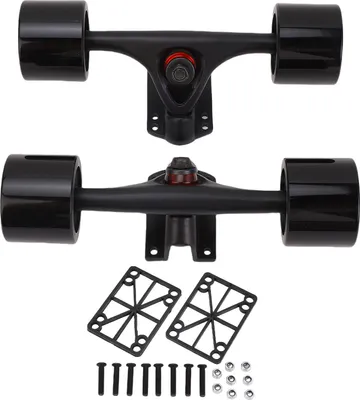 Produktbild von 2pcs 7 Zoll Skateboard -LKWs mit Rädern 65x51mm Longboard Combo Set Aluminiumlegierung