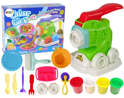 Produktbild von Leantoys Zubehör für das Ciastolina Nudelmaschinen-Set