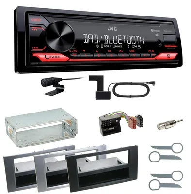 Produktbild von JVC KD-X272DBT DAB+ Bluetooth FLAC Einbauset für Ford Kuga Fusion Galaxy S-Max