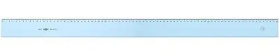 Image de Règle ARDA 28980C Règle de bureau 800 mm Bleu, translucide 1 pièce(s)