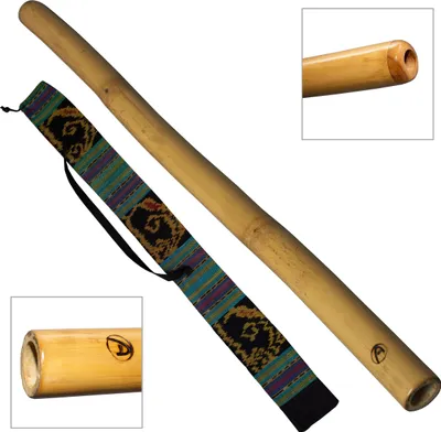 Immagine prodotto di Didgeridoo in bambù PRO 120cm - Didge per principianti - con borsa