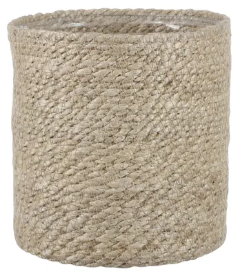 Produktbild von Mica Decorations Pflanzentopf - Rattan - braun - Pflanzkorb - 18x18cm