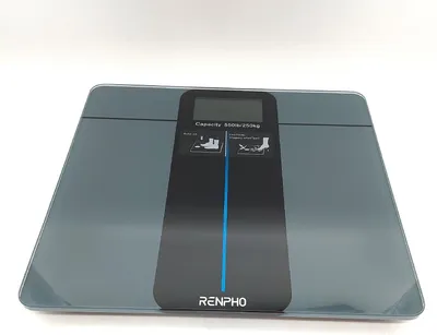 Obrázek produktu pro The Helper Bees B0CRB5HZSB, Elektronická osobní váha, 250 kg, 50 g, Černá, kg, lb, ST, Obdélník
