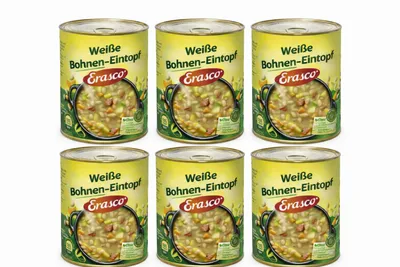 Produktbild von Erasco Weiße Bohnen-Eintopf 6 x 800g