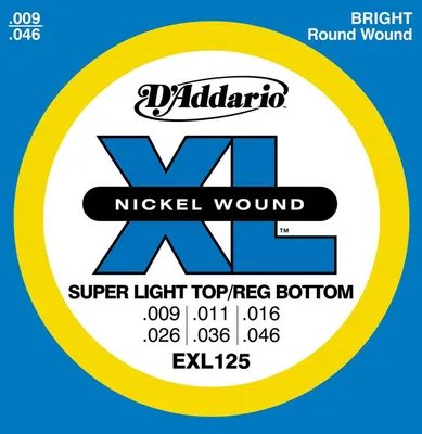 Immagine prodotto di D'Addario EXL125 - top super leggero / fondo regolare (009-046)
