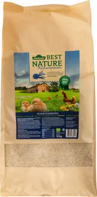 Produktbild von Dehner Best Nature Bio Küken- und Junggeflügelfutter, Aufzuchtfutter, 10 kg