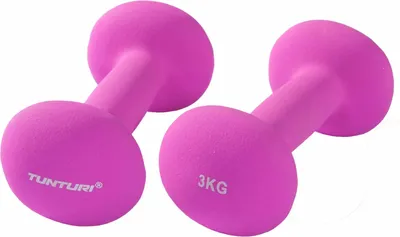 Produktbild von Gymnastikhanteln, Gewichtsstufen 0,5-5,0 Kg, Neopren, bodenschonend