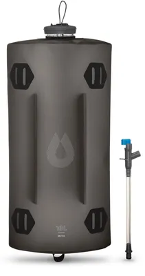 Productafbeelding van Waterzak - Opvouwbaar waterreservoir - 10 liter - Drinkzak - Grijs