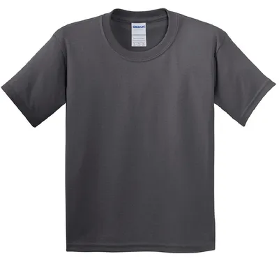 Produktbild von Gildan Kinder T-Shirt mit Rundhalsausschnitt, kurzärmlig FK394 (M) (Kohlegrau)