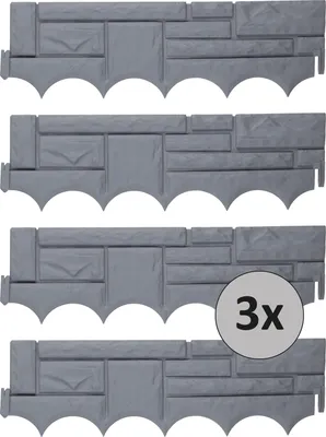 Produktbild von Beeteinfassung Steinoptik Nessa