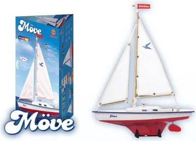 Produktbild von Spielzeugboot Gunther Move GU1806 Weiß 39 x 50 cm
