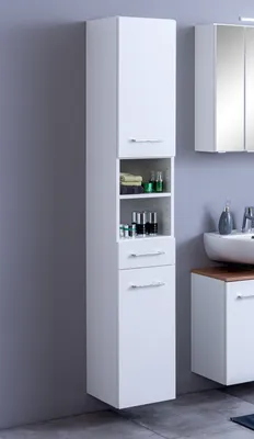 Produktbild von Seitenschrank Hängeschrank Badschrank Beistellschrank Holzschrank "Paris I"