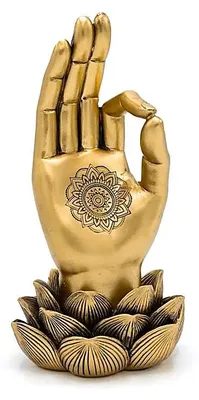 Produktbild von Deco Gyan Mudra Goldfarben – 11,7 x 10 x 21,3 cm