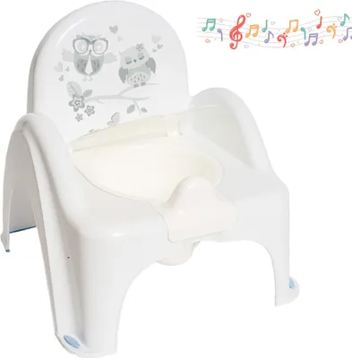 Produktbild von Tega Baby Spieluhr - Potty EULE Stuhl weiß