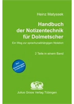 Immagine prodotto di Handbuch der Notizentechnik für Dolmetscher