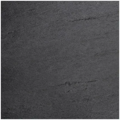 Produktbild von Wallario Premium Glasbild, freischwebende Optik, kräftige Farben, Größe 30 x 30 cm Motiv Schwarze Schiefertafel Optik - Steintafel