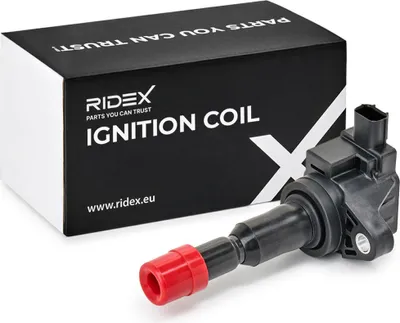 Produktbild von RIDEX 689C0475 Zündspule 12V für HONDA CIVIC VIII Hatchback (FN, FK) Jazz III Schrägheck (GE, GG, GP, ZA) CIVIC IX (FK) INSIGHT (ZE) CR-Z (ZF)