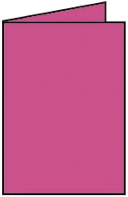 Produktbild von Rössler Papier 220719554 Coloretti Doppelkarte - B6 hoch, 5 Stück, pink