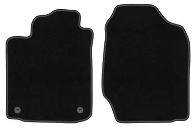 Produktbild von Nadelfilz-Fußmatten vorne für Toyota Corolla Verso I 2001-2004 (Minivan) – 2-tlg, Schwarz, passgenau – Wielganizator BASIC