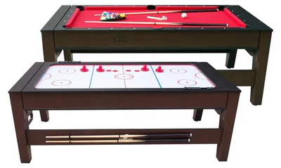 Produktbild von 2-in-1 Billard- und Air Hockey Tisch 6ft mit Zubehör