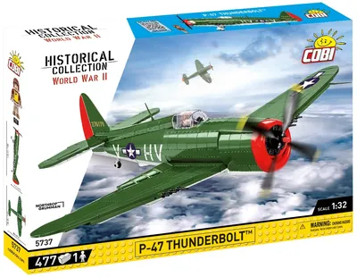 Obrázek produktu pro COBI P-47 Thunderbolt, Sada na stavění, 7 rok/roky, 477 kusů
