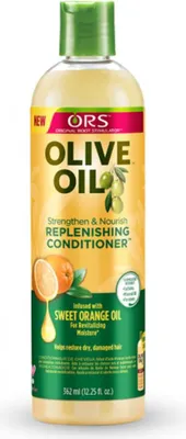 Produktbild von ORS Olive Oil Replenishing Conditioner 362 ml – Intensive Pflege und Feuchtigkeit, Haarspülung mit Glycerin, Olivenöl & Kollagen, für alle Haartypen, stärkt und schützt