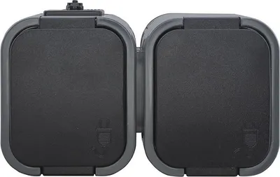 Obrázek produktu pro B2 Einzelnockensteckdose N/Tz/U Ip54 + Schalter Grau/Schwarz - E+9001579