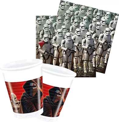 Produktbild von Star Wars Pappteller und Servietten Party Set