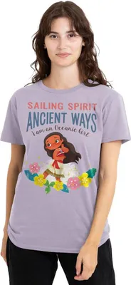 Immagine prodotto di Moana - Maglietta "Sailing Spirit" da donna TV25133 (L) (Lavanda)