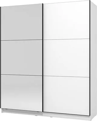 Immagine prodotto di Dmora Guardaroba Grande Verzino 179x210h cm Bianco, Appendiabiti 5 Ripiani