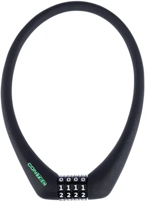Immagine prodotto di Contec Lucchetto a combinazione Sloc CT Lucchetto a combinazione Sloc 12 mm x 50 cm, nero
