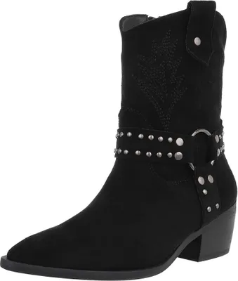 Produktbild von Ital-Design Damen Stiefeletten  Wildlederoptik Western- & Bikerboots 88577399 Schwarz Gr.  39