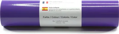 Produktbild von Kreativplotter Vinylfolie glänzend LILA 21x300 cm