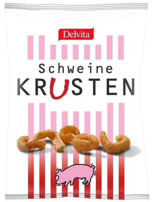 Produktbild von Delvita Schweinekrusten 125g