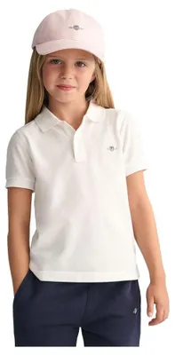 Productafbeelding van Slim-fit polo met korte mouwen en pique-stof, voorzien van een beschermende coating