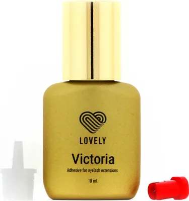 Produktbild von Wimpernverlängerung Wimpernkleber 'Victoria' von LOVELY, Schwarz 10ml