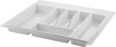 Produktbild von Economy Besteckeinsatz S72 490x540x45mm Besteckkasten Kunststoff weiß