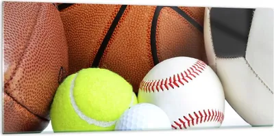 Produktbild von Bilder auf glas - Fußball Ball Sport Golf - 120x50cm - Glasbilder - Wandbilder - Kunstdruck - zum Aufhängen bereit - Wanddekoration aus Glas - Glas Bilder - Wandbild auf Glas - GAB120x50-2793