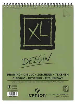 Produktbild von CANSON Skizzen- und Studienblock XL Zeichnen DIN A5 160 g/qm 30 Blatt