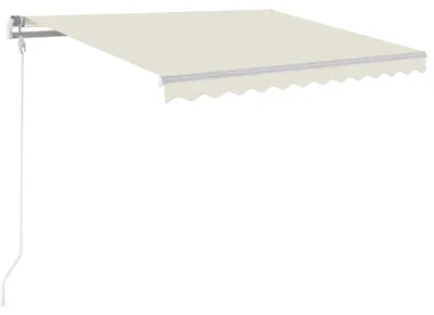 Produktbild von vidaXL Automatische Markise mit LED & Windsensor 350x250 cm Creme