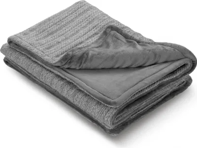 Produktbild von medisana HB 680 Heizdecke, Kuscheldecke im Strickmuster mit Abschaltautomatik