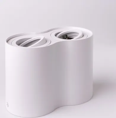 Zdjęcie produktu dla Spot natynkowy ruchomy biały podwójny 2xGU10 35W Ecolight EC79963