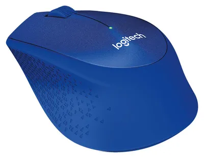 Produktbild von Logitech M330 SILENT PLUS, rechts, Optisch, RF Wireless, 1000 DPI, Blau